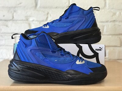 Men's Puma RS-Dreamer Mid J. Cole Basketball Shoes Blue Black