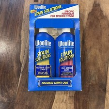 Vintage Woolite Stain Solutions Advanced Carpet Care Spray Cleaner 1997 Set Of 2