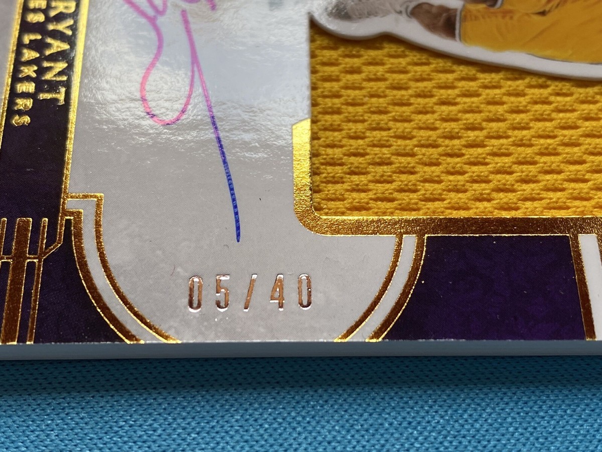 Kobe Bryant Auto Autographed Jersey Patch 2015 Panini Crown Royale