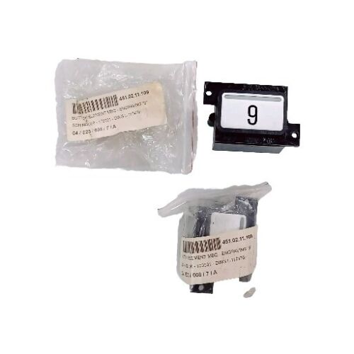 SCHINDLER 170501 ELEVATORE PULSANTE TOUCH ELEMENTO MBQ ALLUMINIO "9" - Foto 12 di 12