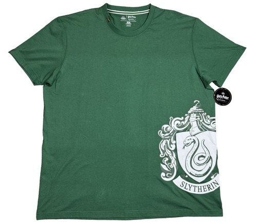 Slytherin T Shirt Men's 2XL XXL Green Snake Harry Potter The Exhibition NWT