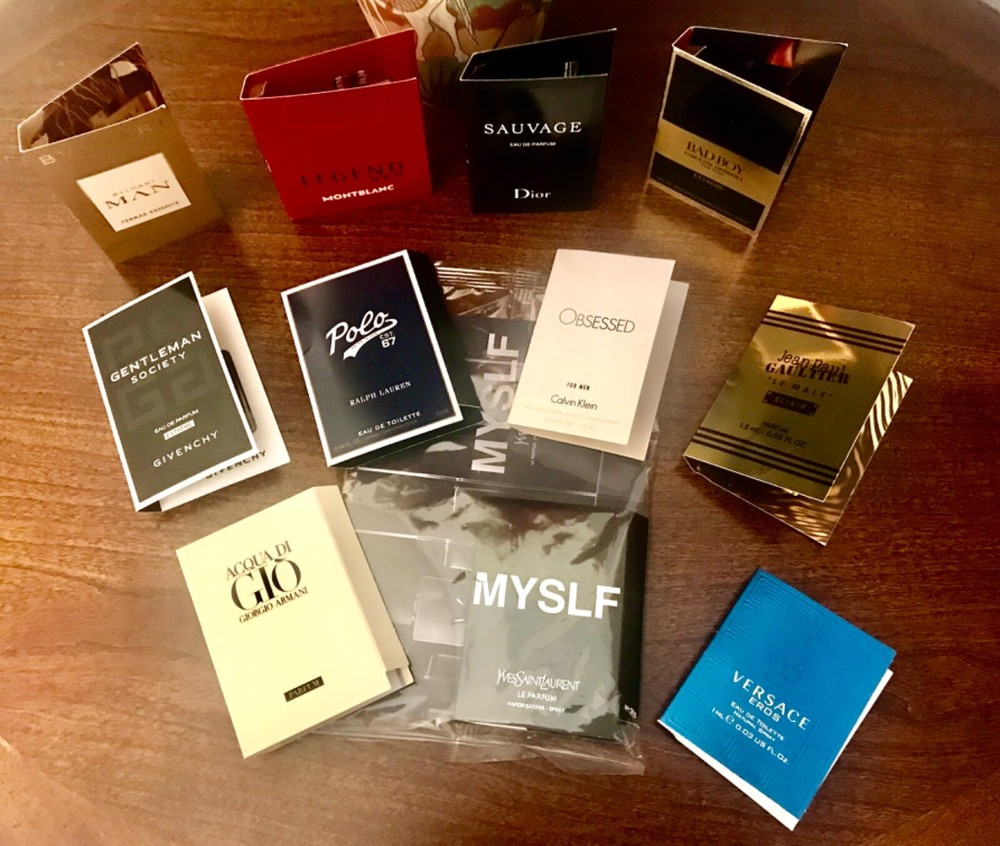 LOT/11 MEN PREMIUM/LUXURY FRAGRANCE VIAL SAMPLE~YSL DIOR GIVENCHY BVLGARI ARMANI