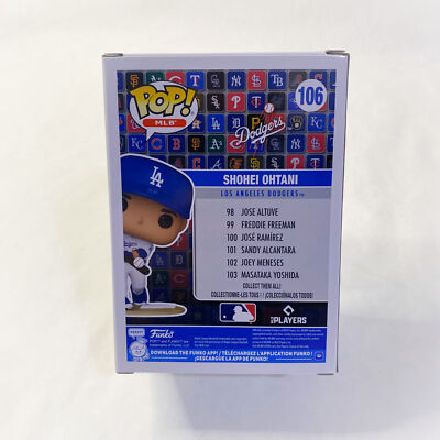 MLB Dodgers Shohei Ohtani (Home) Funko Pop! Vinyl Figure #106 | eBay