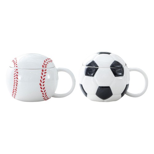 Ceramic Coffee Mug Juice Cup Drinking Mug Soccer Mug for Dorm Kitchen Office