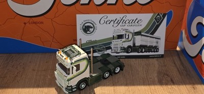 TEKNO 1:50 75688 SCANIA V8 ZUGMASCHINE PATRICK VAN DER HOEVEN SELTEN NEU