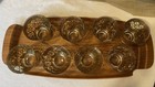 8 CULVER VALENCIA 22K Gold LowBall Mid Century Modern 8oz Flared Whiskey Glasses — photo 3