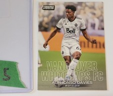 2018 Stadium Club MLS Alphonso Davies #21 Rookie Card. rookie card picture
