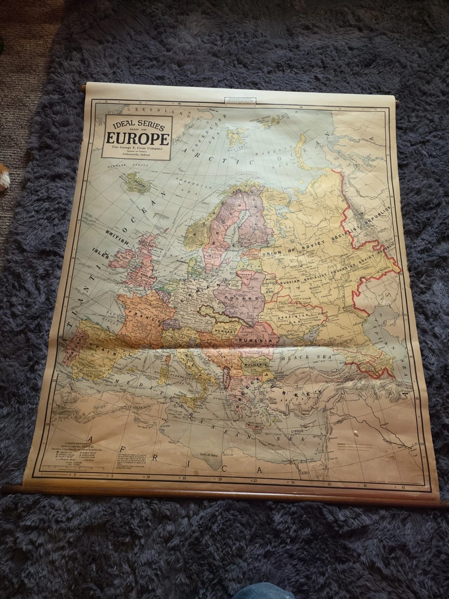 1930-1939 Date Range Antique World Maps & Atlases for sale | eBay