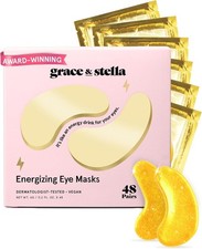 Grace & Stella Energising Gold Under Eye Masks Pack of 48