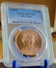 (2009) PCGS MS67RD Julia Tyler Medal