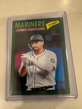 2026 Topps Heritage Green Insert Josh Naylor Seattle Mariners Card #129