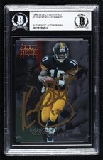 BAS 1996 Select Certified Edition Kordell Stewart #123 BGS Authentic Auto 3c7