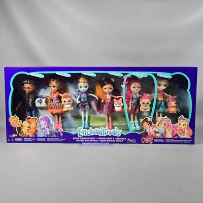 NEW Enchantimals NATURAL FRIENDS Collection Doll 6 Pack w/ Liora Lion 2018 FTN37