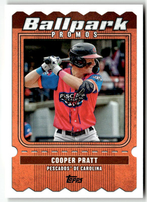2025 Topps Series One MLB No. BP-13 Cooper Pratt Ballpark Prmos
