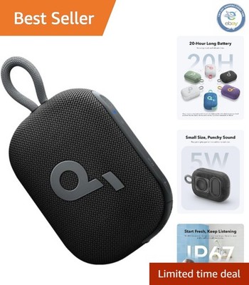 Ultra-Portable  Bluetooth Speaker - Enjoy Music Anywhere, 20H Rechargeable