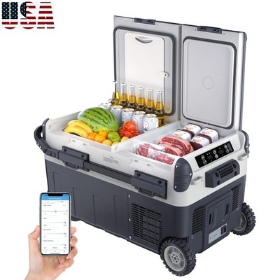  30L 12V Portable Refrigerator Freezer Car Cooler App Control Camping -4 -68°