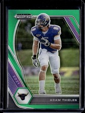 2021 Panini Prizm Draft Picks Collegiate #52 Adam Thielen Green