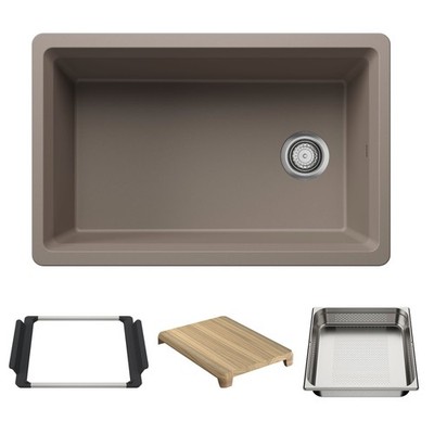 Blanco 443306 Inteos 30'' Undermount Single Basin Granite - Truffle