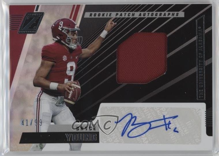 2023 Chronicles Draft Picks Zenith Rookie 41/99 Bryce Young Patch Auto 16wc