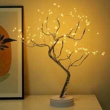 20" Bonsai Fairy Spirit Tree Light with 108 LED, DIY Artificial Tree Lamp, Batte
