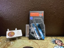 Temdan Magnetic  For iPhone 15 Pro Max Waterproof Case Black With Clear NWB