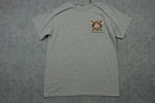 Texas Fire Training School Shirt Mens Medium Gray College Station TX Graphic Tee