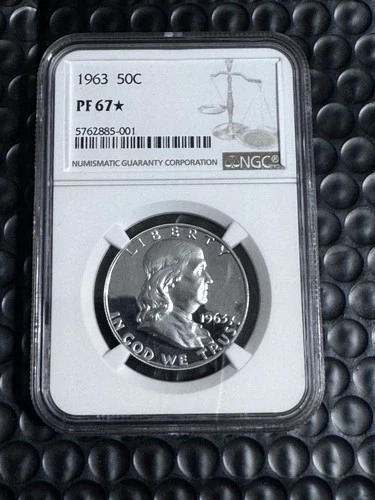 1963 Franklin Half Dollar 50c NGC PF67