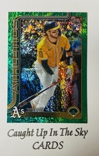 2025 Topps Update Willie MacIver RC Green Foil #46/99 Athletics Color Match