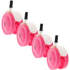 4 Pcs Baby Toddler Wheels for Cart Walker Parts Spare Stroller Pedal