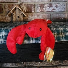 Ty Beanie Babies Pinchers The Lobster 1993 Original Nine P.V.C. Pellets