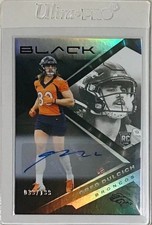 2022 Panini Black Football Greg Dulcich #’d/199 Rookie Auto RC Broncos Dolphins