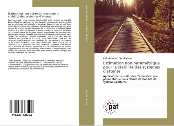 Estimation Non ParaméTrique Pour La Stabilité Des SystèMes D'attente Djamil Aiss-image