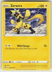 Zeraora 102/264 Rare Fusion Strike