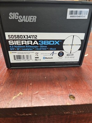 SIG SAUER Sierra3BDX 4.5-14X50mm Rifle Scope