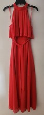 Eliza J Long Dress - Size 6 - Coral - NWT