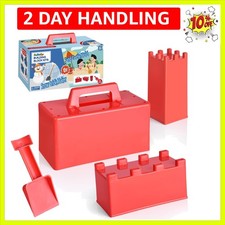 Snow Fort Building Block - Beach Sand Toys for Kids, Sand Castle Mold Kit, Wi...