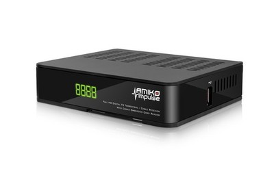 Amiko Impulse T2/C DVB-T2 DVB-C Receiver Full HD USB PVR Conax