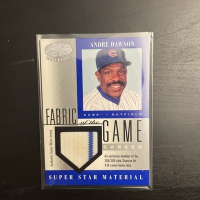 2001 Leaf Certified Materials - Fabric of the Game Andre Dawson #FG-68 Career...