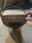 ANTIQUE 19th CENTURY APPALACHIAN PRIMITIVE SPLINTER BUTTOCKS BASKET  — photo 6
