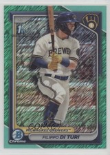 2024 Bowman Chrome Prospects Aqua Shimmer Refractor /125 Filippo Di Turi 12jy