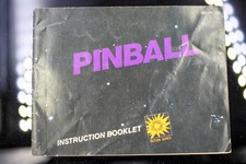 NO GAME- Authentic Manual ONLY PINBALL Nintendo NES