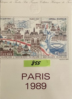 Folder Architektonische Evolution PARIS, Eiffelturm, Louvre, Bastille. **ENTRA