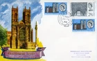 1966 WESTMINSTER ABBEY ORD+PHOS GREAT BRITAIN QE2 ILLUS. FDC FAREHAM CDS PMK VGC