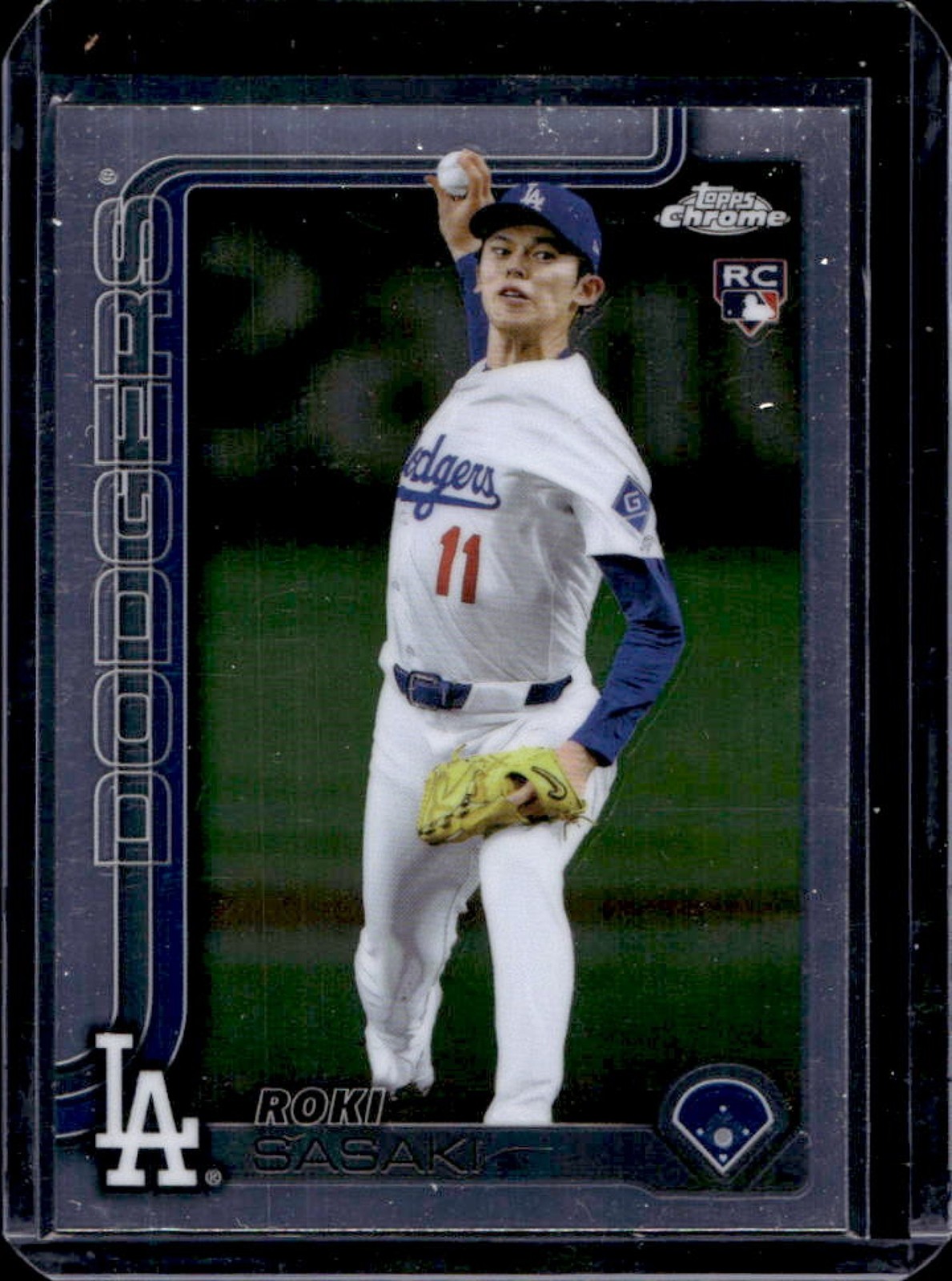 2025 Topps Chrome Roki Sasaki RC Rookie #217 Dodgers