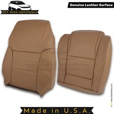 1994-1998 Fits Ford Mustang Front Driver Side Genuine Leather Covers Saddle 1994-1998 Fits Ford Mustang Front Driver Side Genuine Leather Covers Saddle