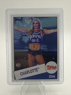 Topps WWE Charlotte Flair 2015 Heritage Rookie #104 Sports Trading Card
