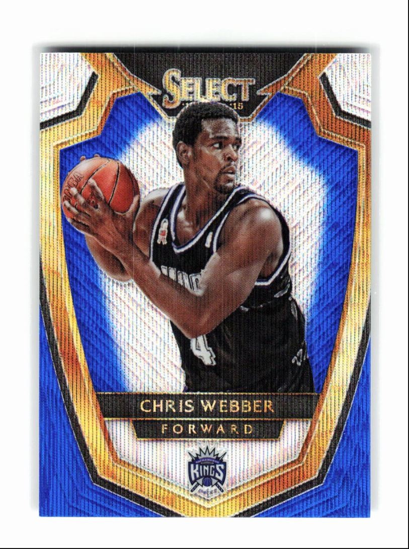 2014-15 Panini Select Premier Blue Silver Chris Webber Sacramento Kings