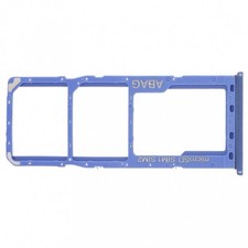 Blue SIM Tray Adapter For Samsung Galaxy A21S Micro SD Card Replacement