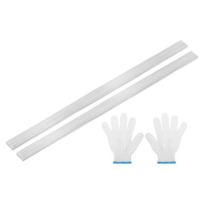 2 304 Stainless Steel Flat Bars 1/8\'' x 3/8\'' x 8\'' for Cutting
