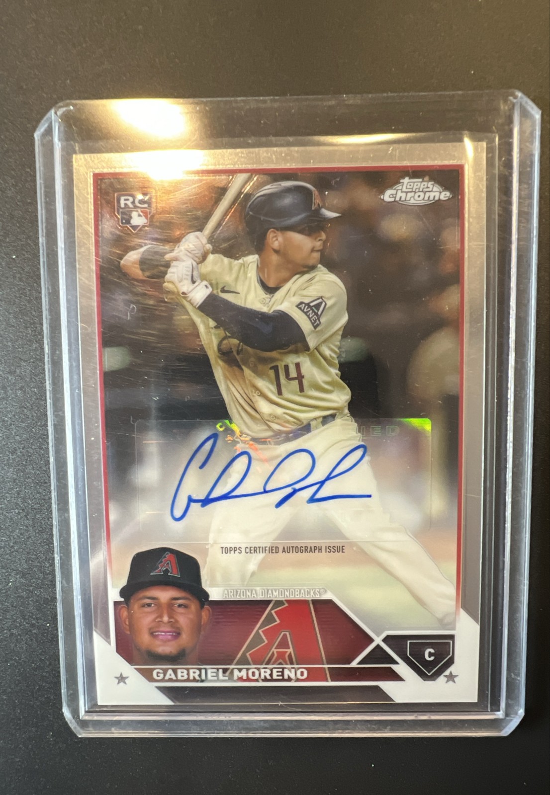 2023 Topps Chrome Update Series - Autographs Gabriel Moreno #AC-GM (AU, RC)